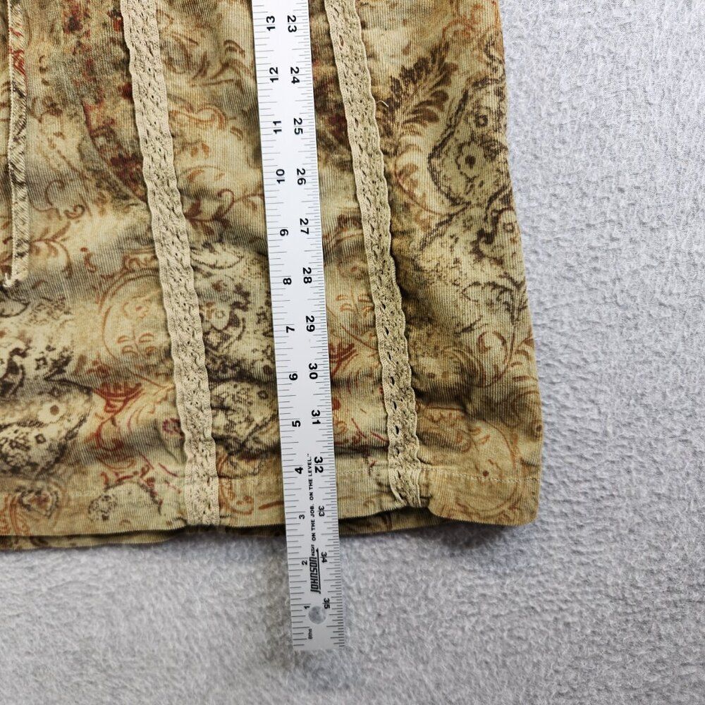 Ralph Lauren Denim & Supply Dress Womens M Corduroy Paisley Peasant Cottage Boho - Picture 14 of 16